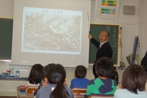神戸を災害から守るために六甲山系の緑を守る大切さを教えてもらいました。
